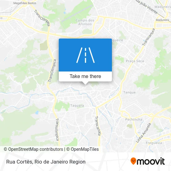 Rua Cortês map