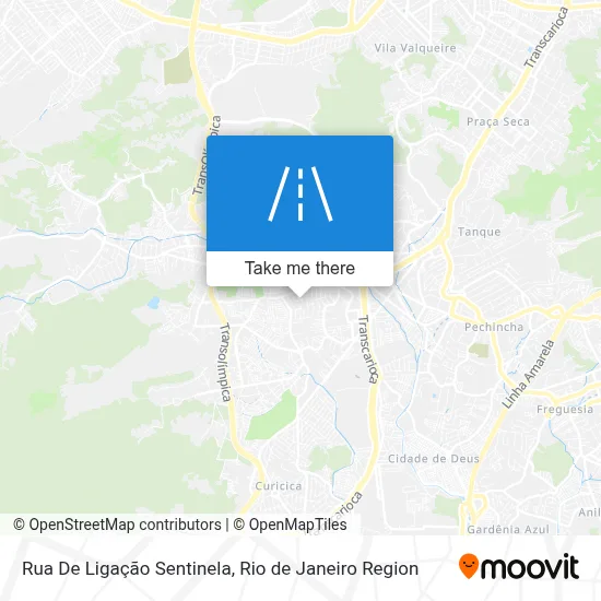 Rua De Ligação Sentinela map