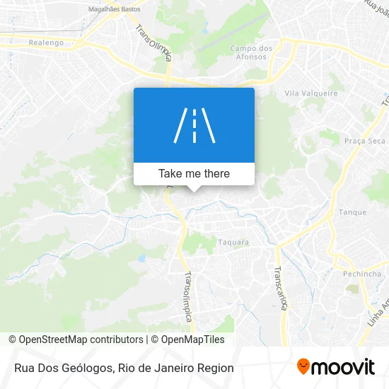 Rua Dos Geólogos map