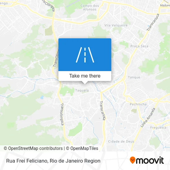 Rua Frei Feliciano map