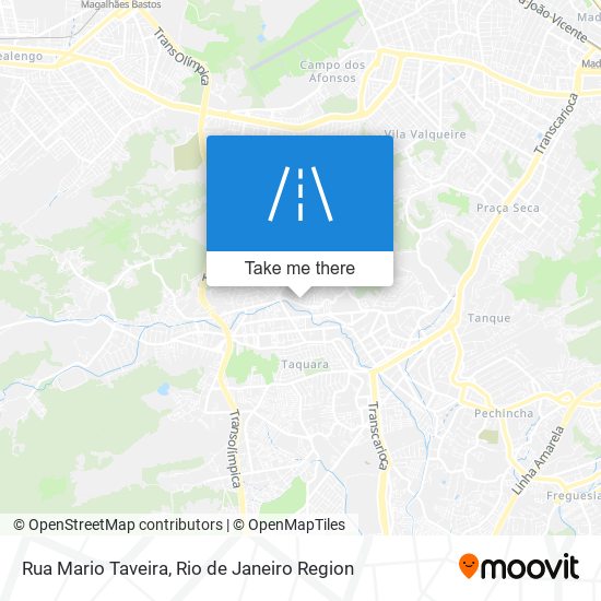 Mapa Rua Mario Taveira