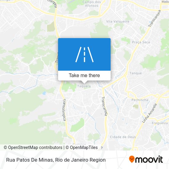 Rua Patos De Minas map