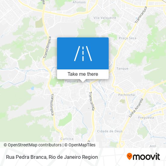 Rua Pedra Branca map