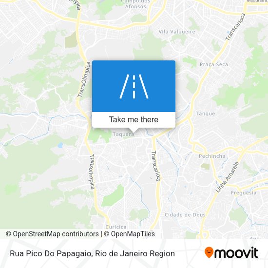 Rua Pico Do Papagaio map