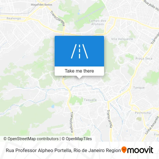 Rua Professor Alpheo Portella map