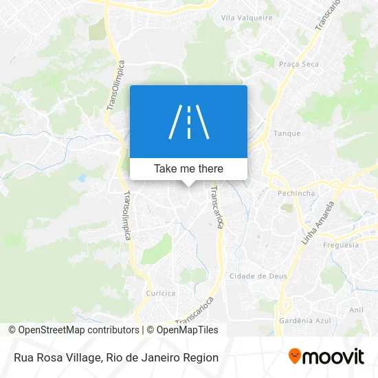Rua Rosa Village map