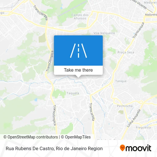 Rua Rubens De Castro map