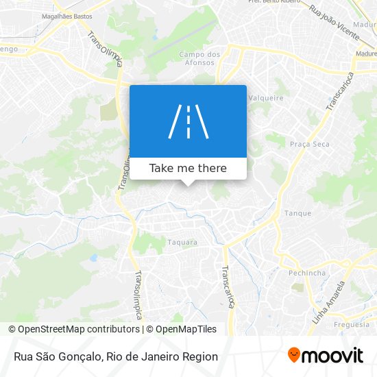 Rua São Gonçalo map