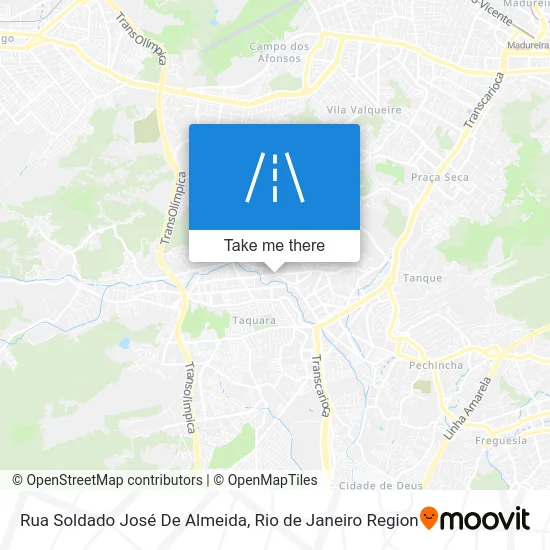 Rua Soldado José De Almeida map