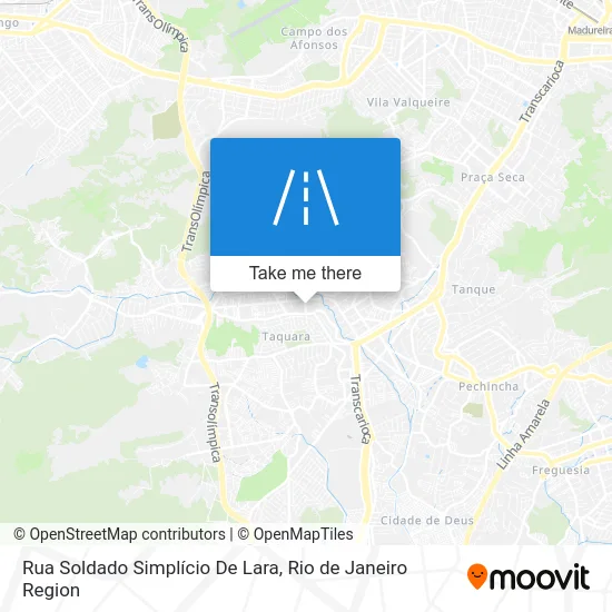 Rua Soldado Simplício De Lara map