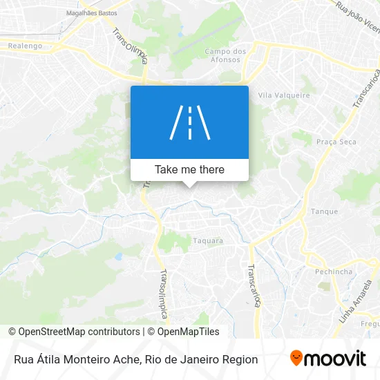 Rua Átila Monteiro Ache map