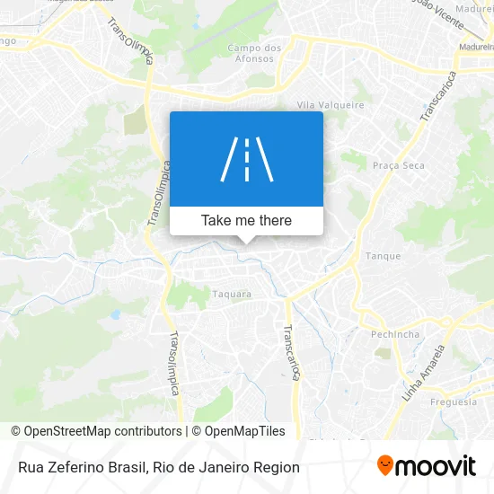 Rua Zeferino Brasil map
