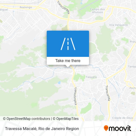 Travessa Macalé map