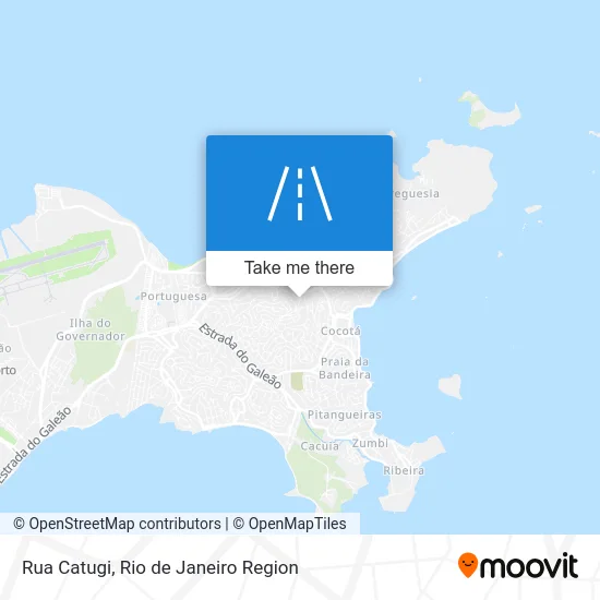 Rua Catugi map
