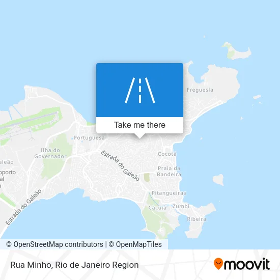 Rua Minho map