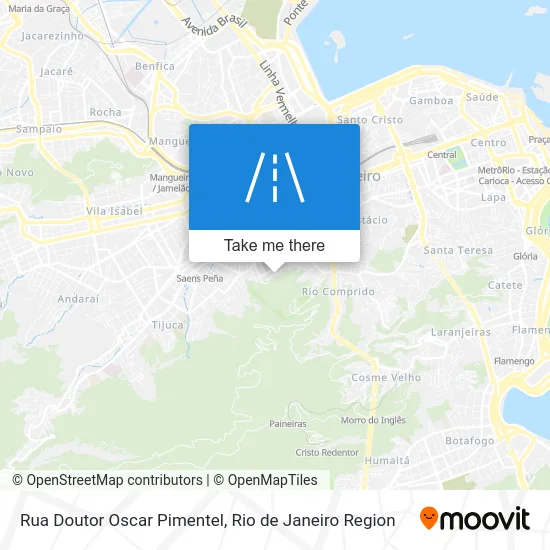 Rua Doutor Oscar Pimentel map