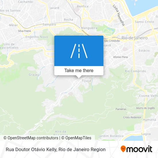Rua Doutor Otávio Kelly map