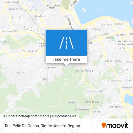 Mapa Rua Félix Da Cunha