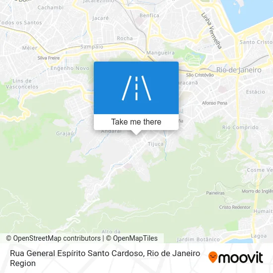 Rua General Espírito Santo Cardoso map