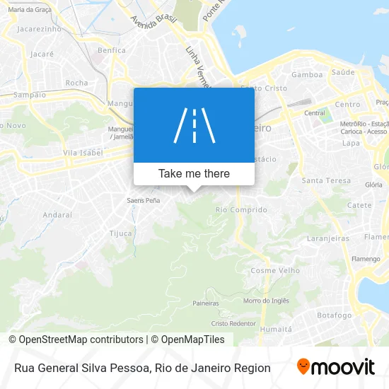 Rua General Silva Pessoa map