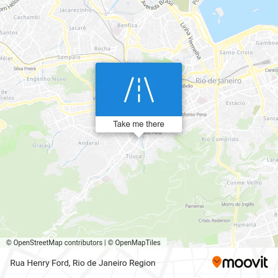Rua Henry Ford map