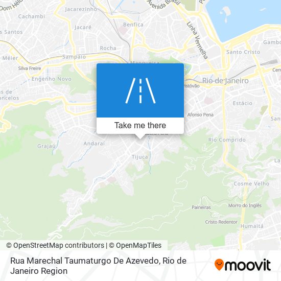 Mapa Rua Marechal Taumaturgo De Azevedo