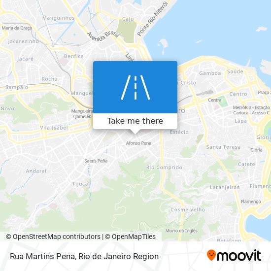 Rua Martins Pena map