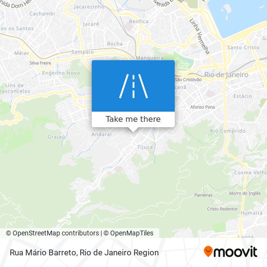 Mapa Rua Mário Barreto