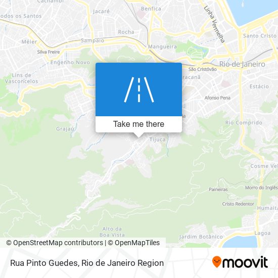 Mapa Rua Pinto Guedes