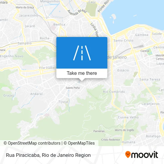 Rua Piracicaba map