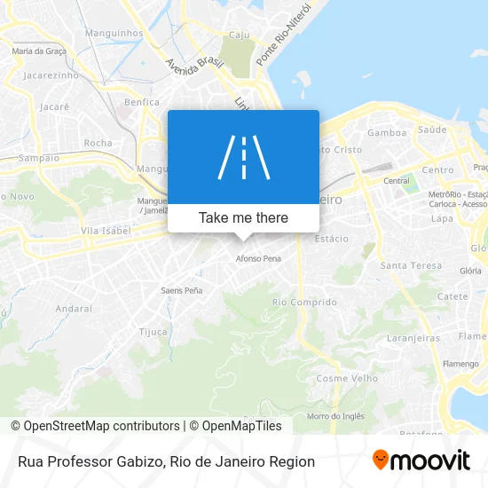 Rua Professor Gabizo map