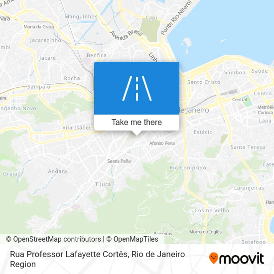 Rua Professor Lafayette Cortês map