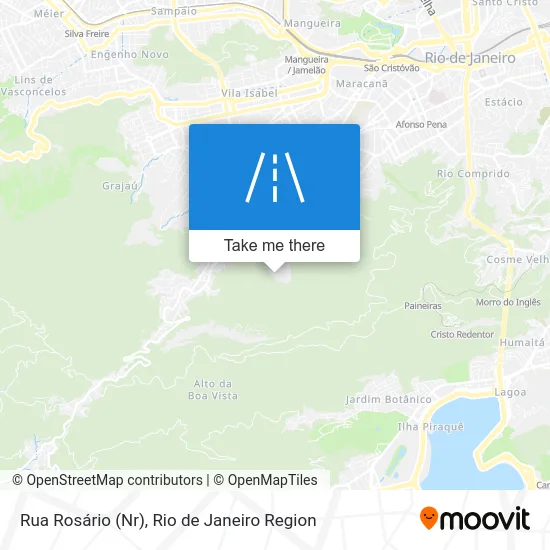 Rua Rosário (Nr) map