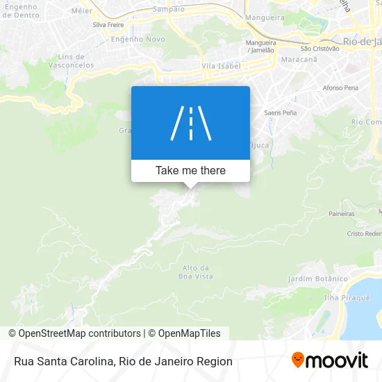 Rua Santa Carolina map