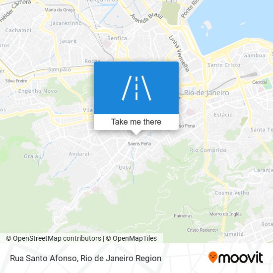 Rua Santo Afonso map