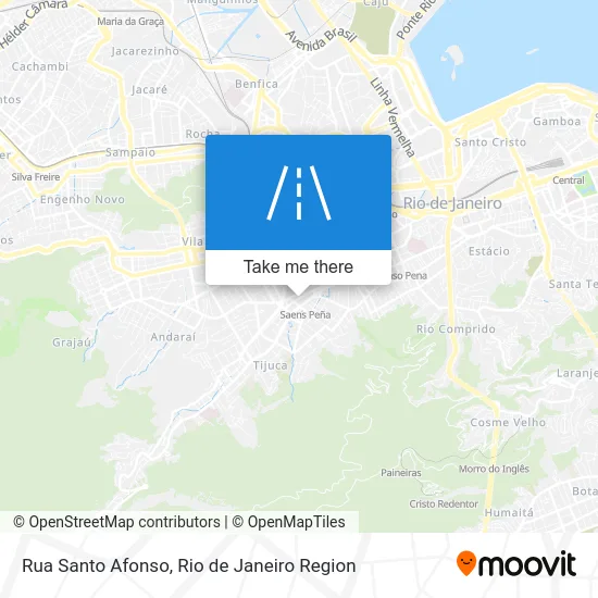 Rua Santo Afonso map