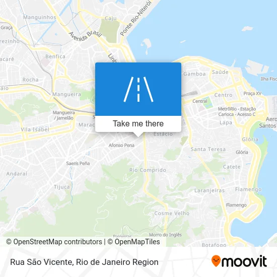 Rua São Vicente map