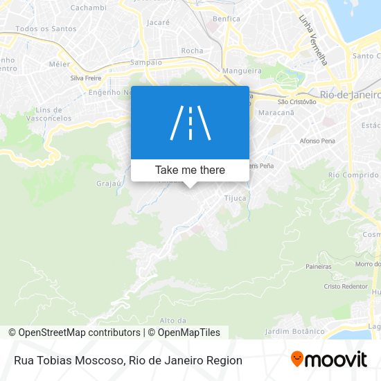 Rua Tobias Moscoso map
