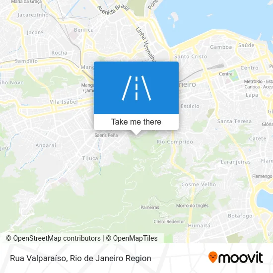 Rua Valparaíso map
