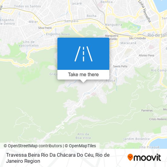 Travessa Beira Rio Da Chácara Do Céu map