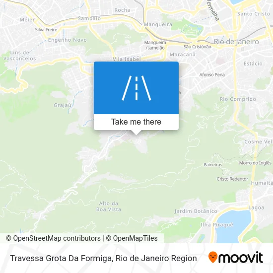 Travessa Grota Da Formiga map
