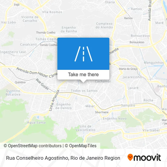 Rua Conselheiro Agostinho map