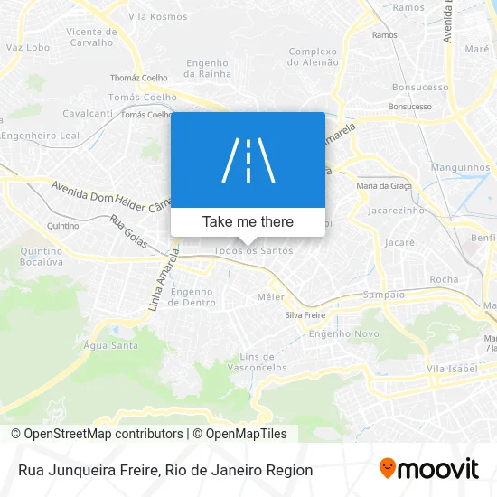 Rua Junqueira Freire map