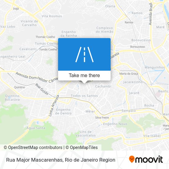 Rua Major Mascarenhas map