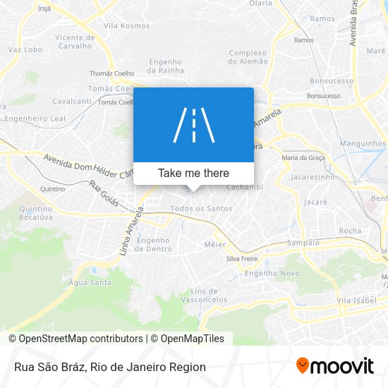 Rua São Bráz map