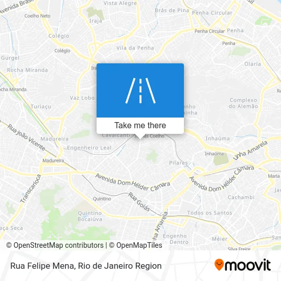 Rua Felipe Mena map