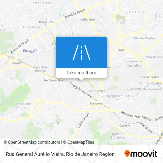 Rua General Aurélio Vieira map