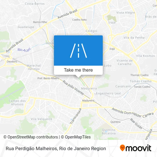 Rua Perdigão Malheiros map