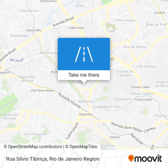 Rua Silvio Tibiriça map
