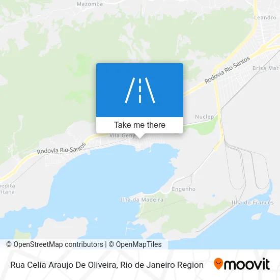 Rua Celia Araujo De Oliveira map